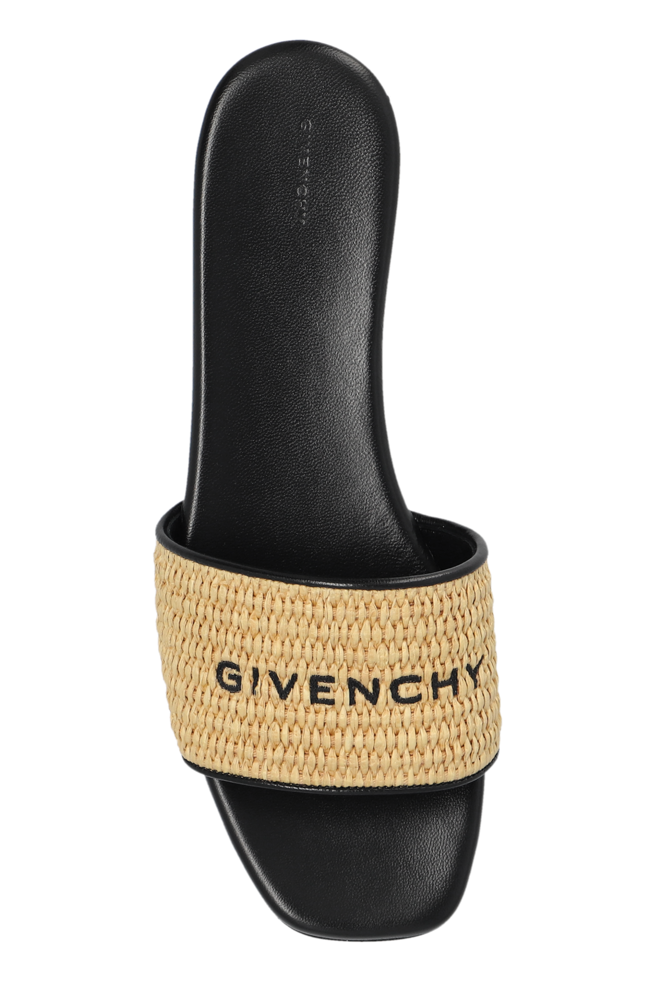 Givenchy Clare Waight Keller SchaferandweinerShops GB Beige Slides with logo Givenchy